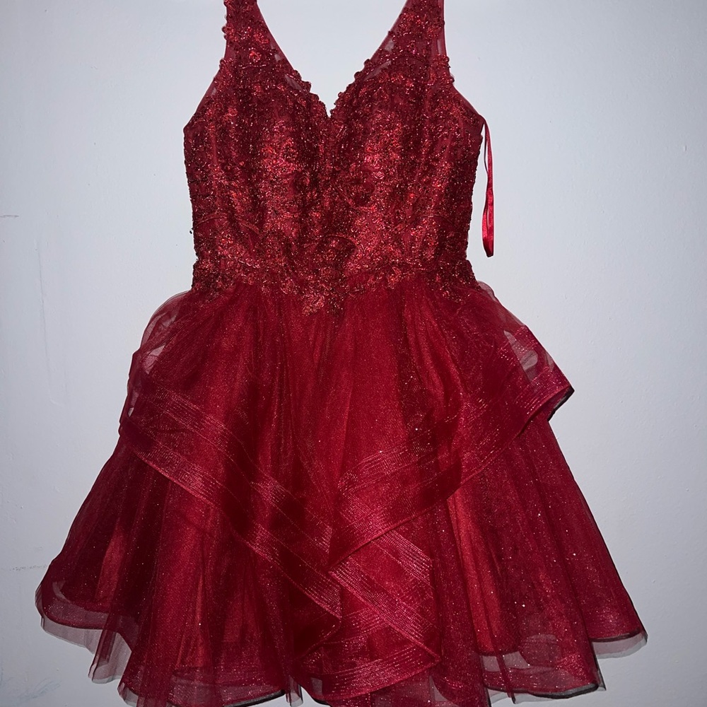 Y2K Short red dress, super detailed, elegant and fancy. Accepts good offers.